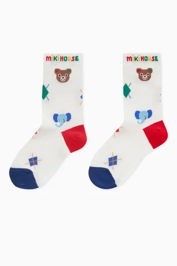 Logo Socks in Cotton