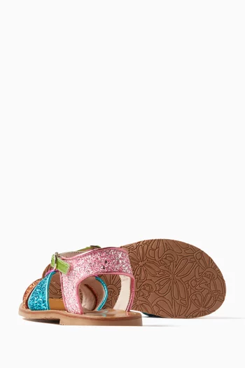 Amora Sandals in Glitter