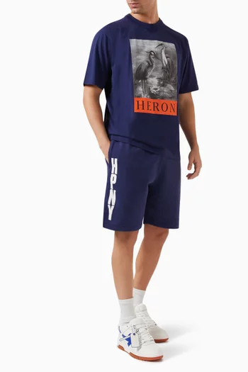 Heron T-shirt in Organic Cotton-jersey