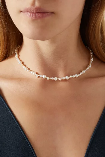 Bellissimo Pearl Necklace in 14kt Gold