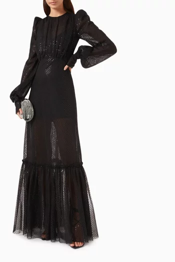 The Royal Sorceress Maxi Dress in Tulle