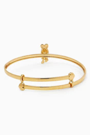 Baby Rabbit Bangle in 18kt Gold