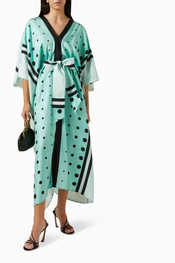 Luciana Capri Dress in Silk Twill