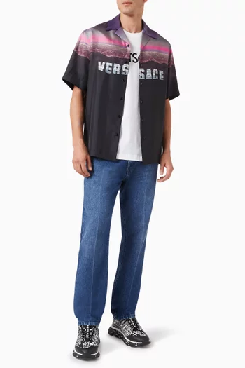 Versace Hills Printed Shirt in Silk