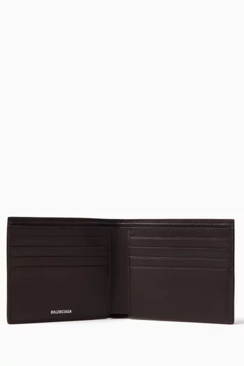 Cash Square Folded Wallet in BB Monogram Leather