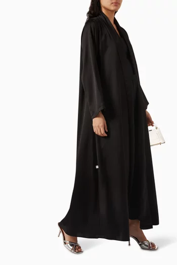 Zainah-cut Abaya in Satin Silk