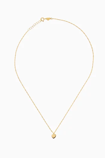 Heart Earrings & Necklace Set in 18kt Gold
