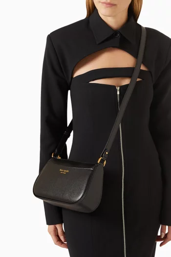 Small Bleecker Crossbody Bag in Leather