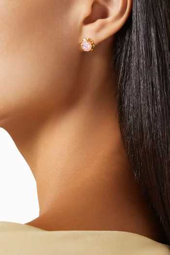Glam Gems Stud Earrings
