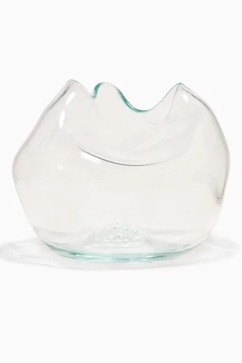 The Bubble To End All Bubbles Large Vase in Recycled Glass