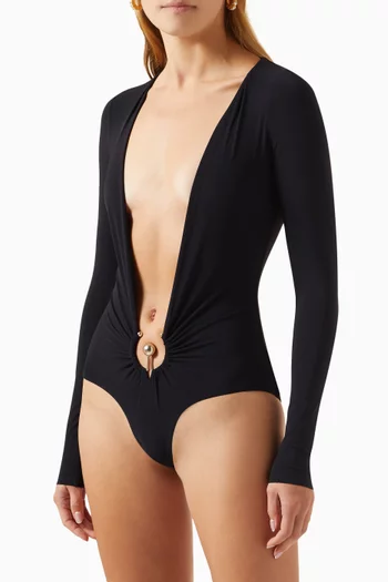 Pierced Orbit One-Piece Swimsuit