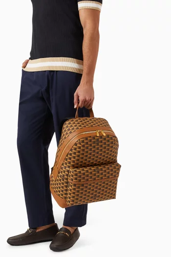 Bord Trekk Printed Backpack in Leather