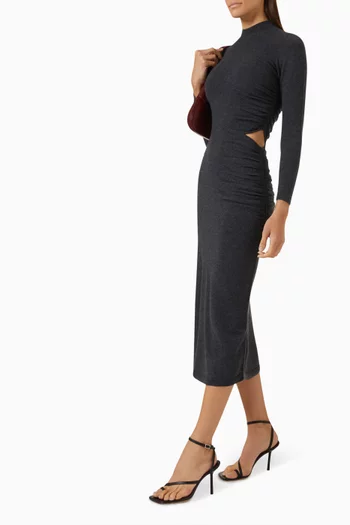 Ryna Knit Maxi Dress in Wool-Cashmere Blend