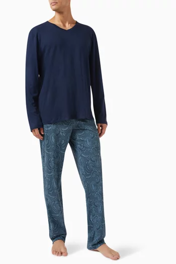 Night & Day Pyjama Set in Interlock Cotton