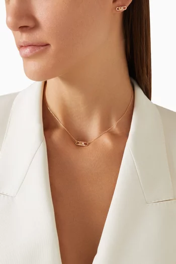 Empire Logo Necklace in 14kt Rose Gold-plated Sterling Silver
