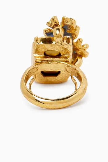 Flower Ring in Metal