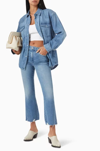 Bella Crop Flared Jeans