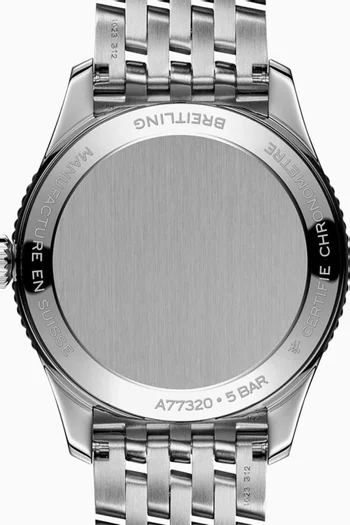 Navitimer Quartz Diamond Stainless Steel Watch, 32mm
