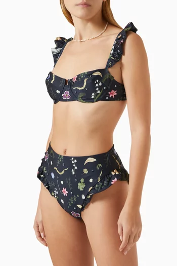 Kiwi Tesoro Bikini Top in Recycled Polyester