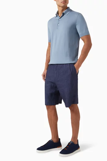 Polo Shirt in Cotton-knit
