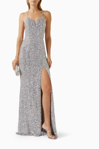 Ella Sequinned Gown