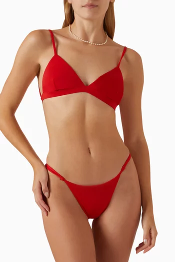 x Tina Kunakey Adjustable Rio Bikini Top