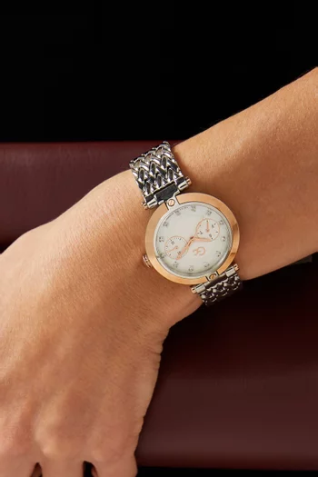 Vogue Quartz Stainless Steel Watch, 36.5mm