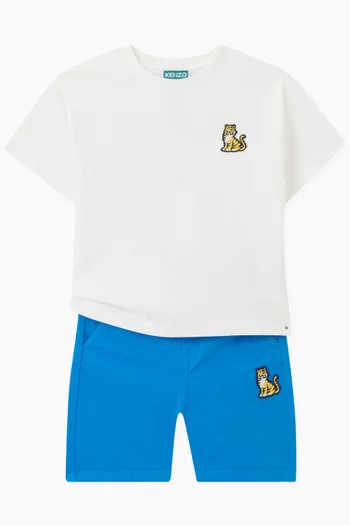 Logo-patch Bermuda Shorts