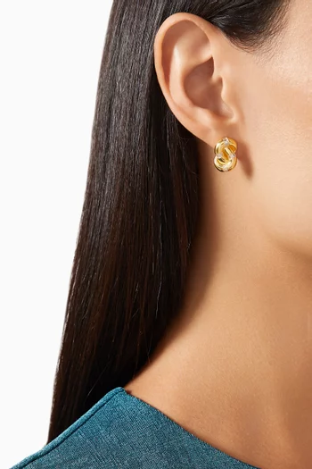 Come Together Earrings in 24kt Gold-plated Sterling Silver