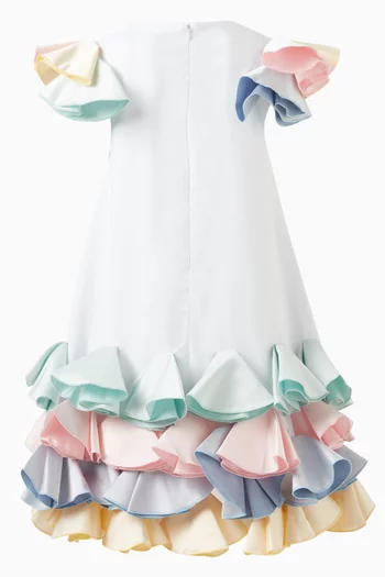 Devina Tiered Dress in Cotton