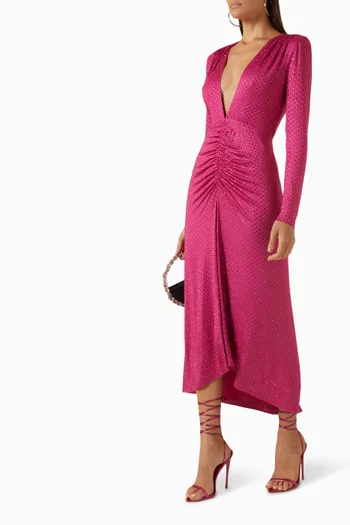 Kiah Crystal-embellished Maxi Dress in Jersey