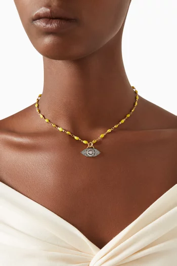 Phoebe Necklace in Gold-plated Brass