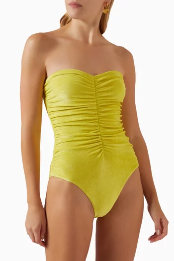 Yara Ruched One-piece Swimsuit