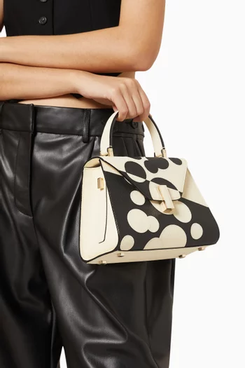 Mini Iside Fizz Top-handle Bag in Leather