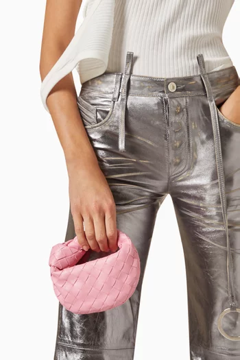 Candy Jodie Top-handle Bag in Intrecciato Leather