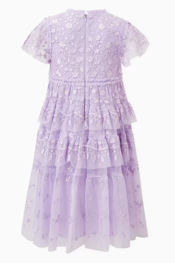 Angelica Lace Dress in Tulle