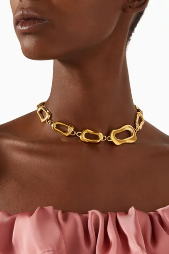 Kim Necklace in 18kt Gold-plated Bronze