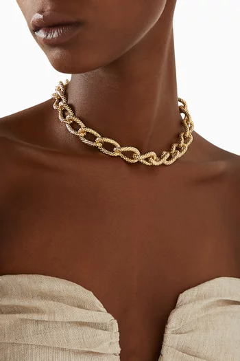 Tiffany Necklace in 18kt Gold-plated Bronze