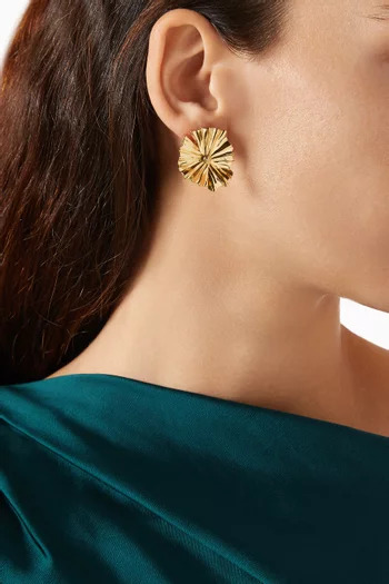 Amary Earrings in 18kt Gold-plated Bronze