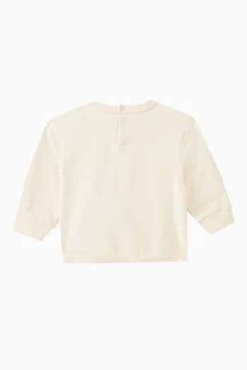 Varsity Sweatshirt in Cotton