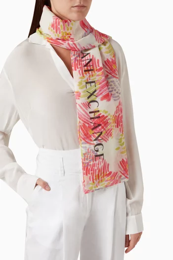 All-over print Scarf