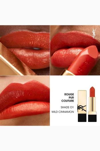 01 Wild Cinnamon Rouge Pur Couture Reno Lipstick, 3g