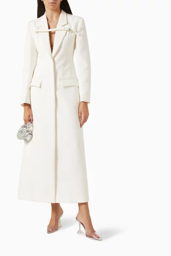 Talgo Bar Suit Blazer Coat in Twill-suiting
