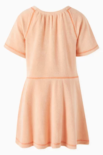 EKD T-shirt Dress in Cotton-blend Towelling