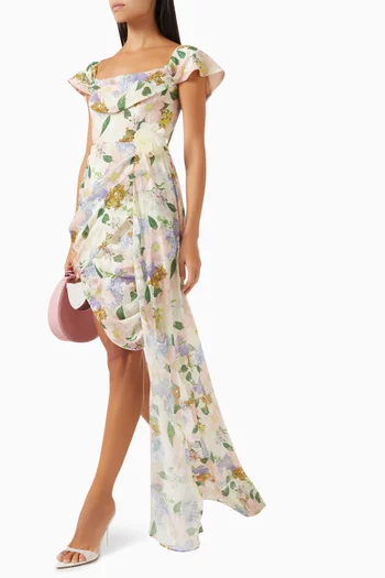 Belladonna Floral-print Mini Dress