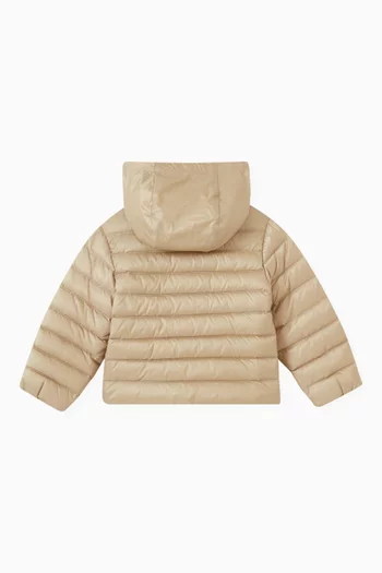 Hooded Padded Jacket in Nylon