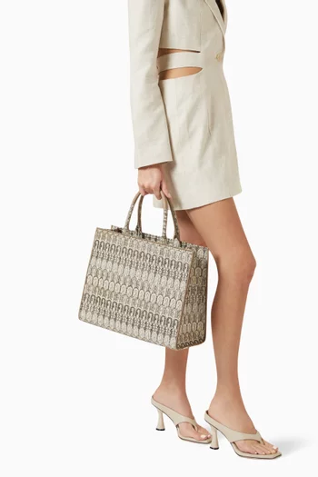 Furla Opportunity Tote Bag in Jacquard Fabric