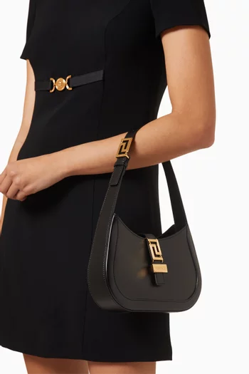 Small Greca Goddess Bag in Leather