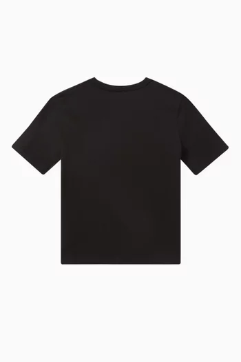 Graphic Logo-print T-shirt in Organic Cotton-jersey