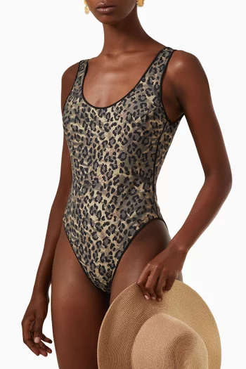 The Contour Showtime One-piece Swimsuit in Lycra